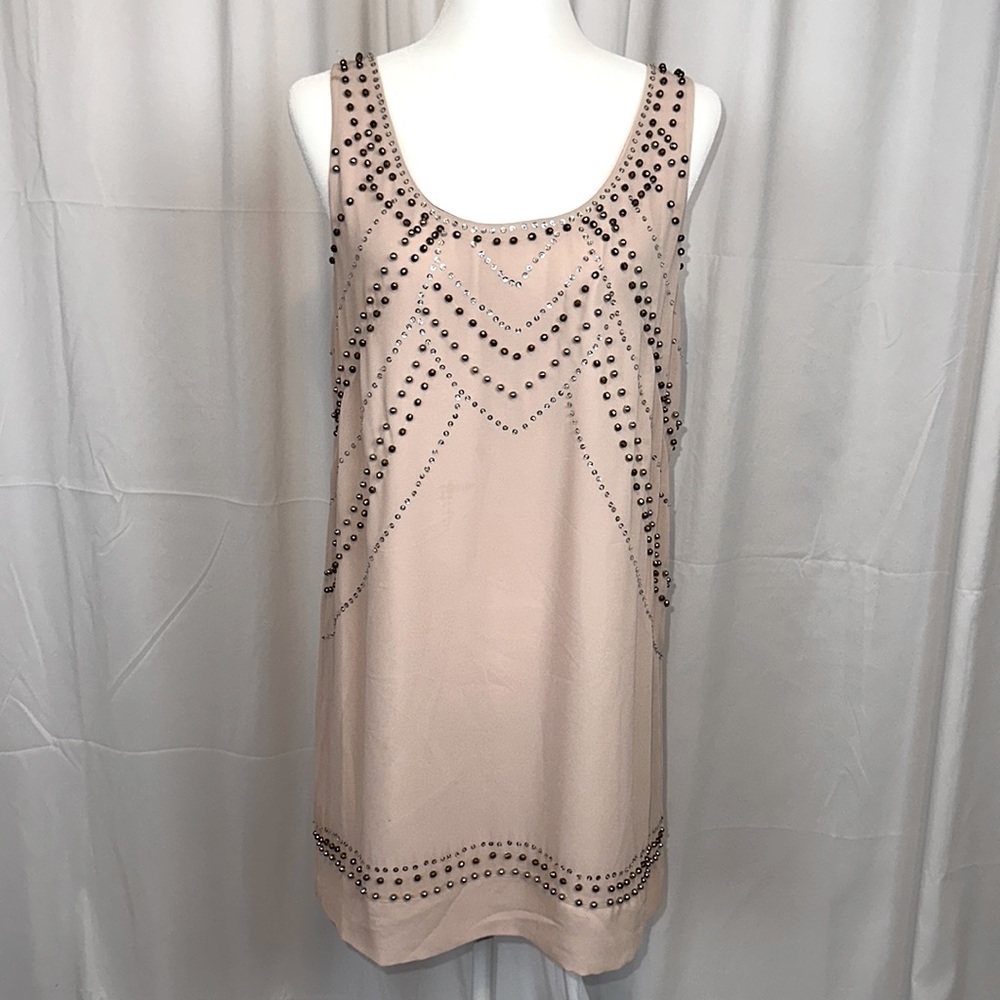 Dusty Pink Jeweled Dress